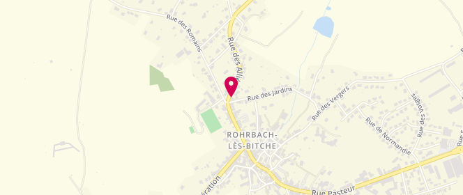Plan de Boulangerie Lorang, 51 Rue des Alliés, 57410 Rohrbach-lès-Bitche