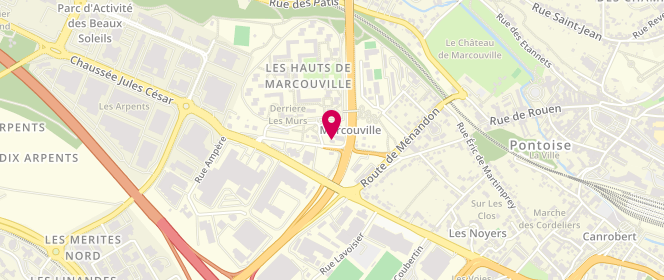 Plan de Boulangerie Aya, 10 avenue du Maréchal de Lattre de Tassigny, 95300 Pontoise