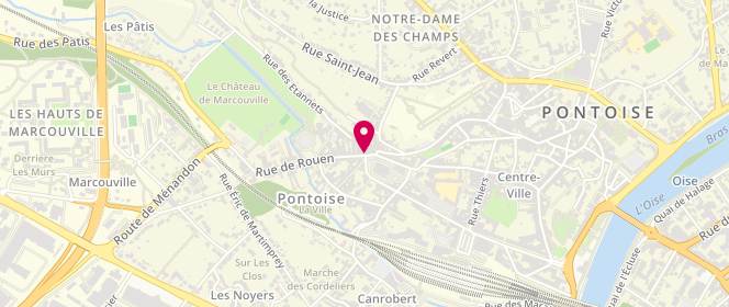 Plan de Boulangerie de la place, 32 Place Notre Dame, 95300 Pontoise