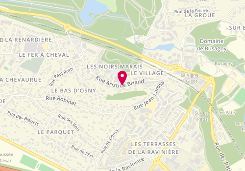 Plan de Boulangerie Forestier, 33 Rue Aristide Briand, 95520 Osny