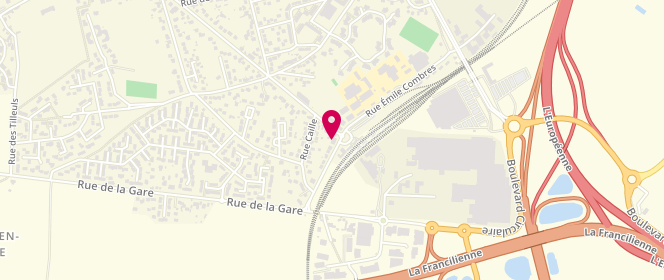 Plan de Boulangerie de la gare a montsoult, 13 Rue Emile Combres, 95560 Montsoult