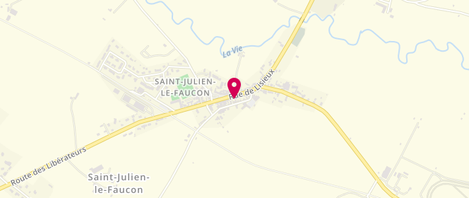 Plan de Chez Paul, 26 Route de Lisieux, 14140 Saint-Julien-le-Faucon