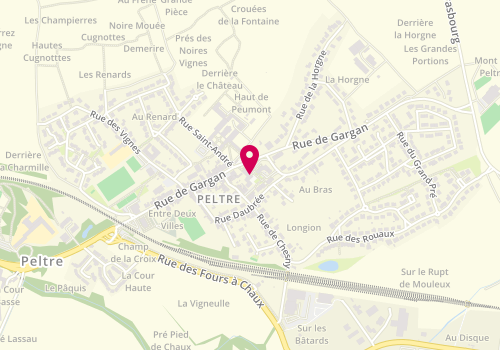 Plan de Boulangerie Pruvost, 44 Rue de Gargan, 57245 Peltre