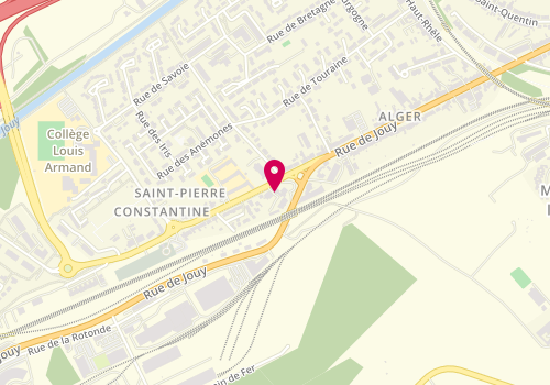 Plan de Boulangerie streiff, 6 Rue de Chaponost, 57160 Moulins-lès-Metz