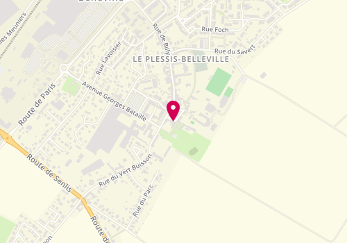 Plan de Boulangerie Patisserie Cantet, 6 place de l'Église, 60330 Le Plessis-Belleville