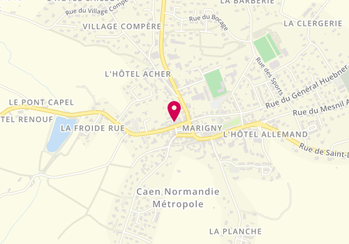 Plan de Boulangerie ASSELOT, 12 Rue Auguste Eudeline, 50570 Marigny-le-Lozon