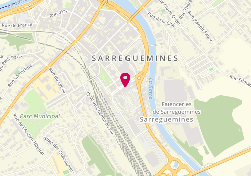 Plan de La Panetiere, 14 avenue de la Gare, 57200 Sarreguemines
