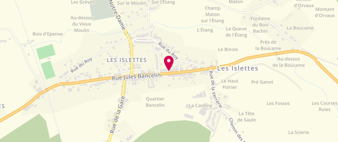 Plan de La Mie d'Agonne, 75 Rue Jules Bancelin, 55120 Les Islettes