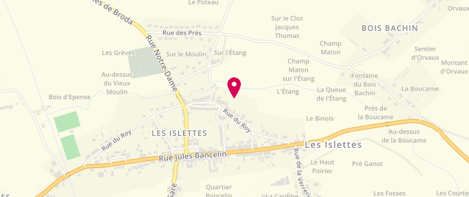 Plan de La Mie d'Argonne, 75 Rue Jules Bancelin, 55120 Les Islettes