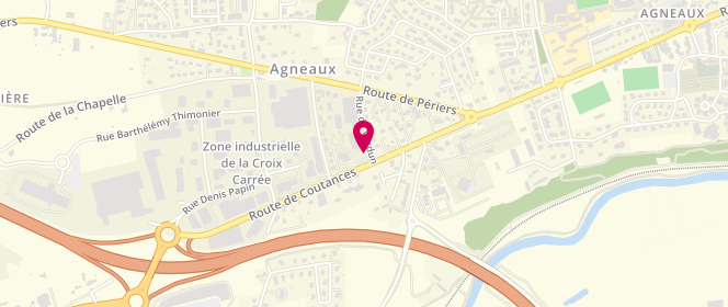 Plan de Boulangerie Ange, 6 Rue de Verdun, 50180 Agneaux