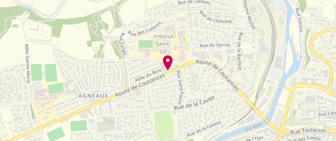 Plan de Au Fournil d'Agneaux, 27 Route Coutances, 50180 Agneaux