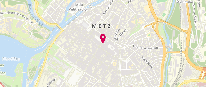Plan de La Boulangerie M&M DUDOT, 22 Rue de Ladoucette, 57000 Metz