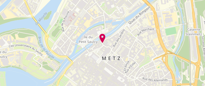 Plan de L'Ami du pain, 1 Rue des Piques, 57000 Metz