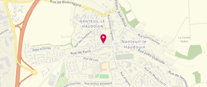 Plan de A l'Aube des saveurs, 11 Rue Charles Lemaire, 60440 Nanteuil-le-Haudouin