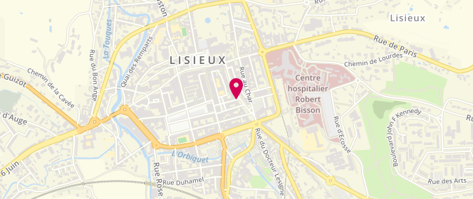 Plan de Le Pétrin Normand, 64 avenue Victor Hugo, 14100 Lisieux