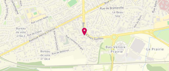 Plan de A 3 C M, 77 Boulevard Yves Guillou, 14000 Caen