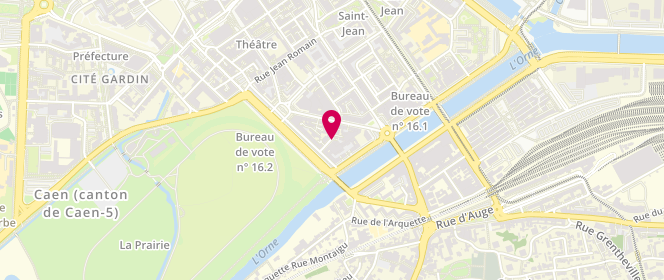 Plan de Boulangerie Paul, 11 Rue Paul Toutain, 14000 Caen