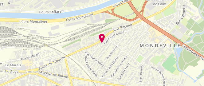 Plan de Boulangerie LEROUX, 30 Rue Pasteur, 14120 Mondeville