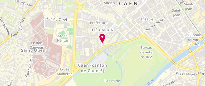 Plan de Au Fournil de l'Hippodrome, 37 avenue de l'Hippodrome, 14000 Caen