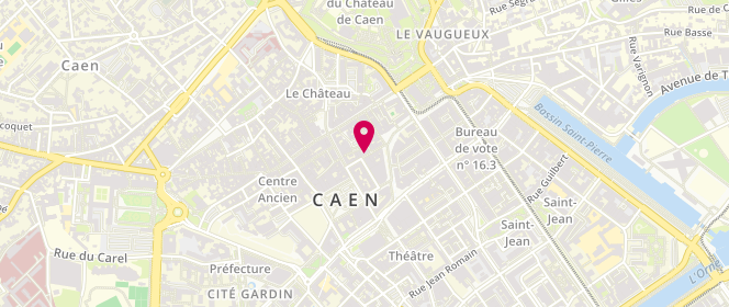 Plan de La Fournée, 10 Rue Moulin, 14000 Caen