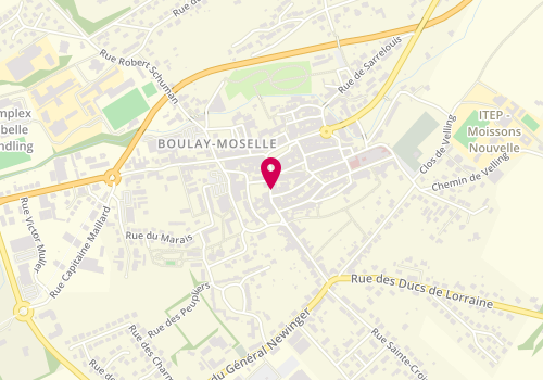 Plan de Le Fournil Boulageois, 10 Rue de Saint Avold, 57220 Boulay-Moselle