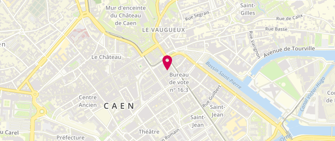 Plan de La Brioche Chaude, 25 Rue Neuve Saint-Jean, 14000 Caen