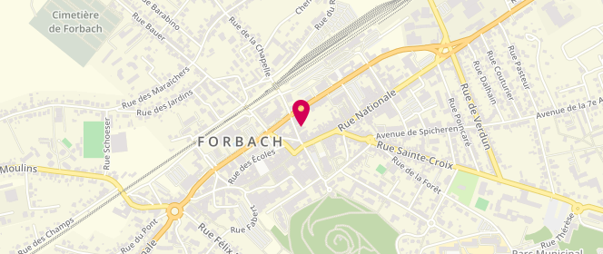 Plan de Greff, 1 Rue de la Chapelle, 57600 Forbach