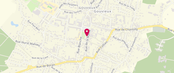 Plan de Le Moulin de Gouvieux, 33 Rue de la Mairie, 60270 Gouvieux