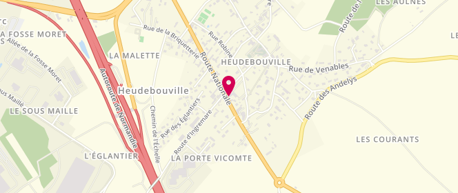Plan de Sa Nicolas Gosselin, 14 Route Nationale, 27400 Heudebouville