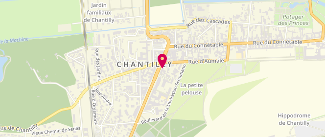 Plan de O'flo Gourmand, 5 avenue du Maréchal Joffre, 60500 Chantilly