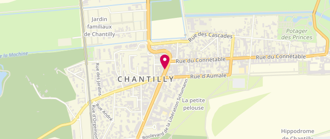 Plan de Boulangerie Yves, 6 Rue Paris, 60500 Chantilly