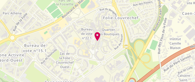 Plan de Au Coin des Gourmands, 19 Rue des Boutiques, 14000 Caen