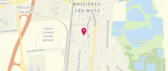 Plan de Boulangerie ALEN Ali, 9 avenue Jules Ferry, 57280 Maizières-lès-Metz