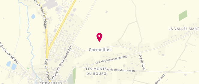 Plan de Le Fournil de Cormeilles, 45 Rue de l'Abbaye, 27260 Cormeilles