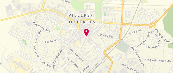 Plan de Le Palais Gourmand, 19 Rue Alexandre Dumas, 02600 Villers-Cotterêts