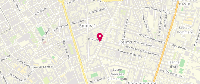 Plan de Boulangerie Edith Lor, 118 Boulevard Saint-Marceaux, 51100 Reims