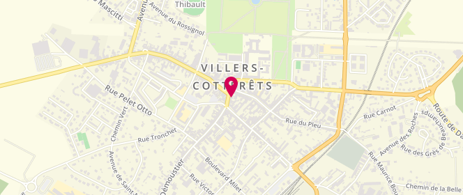 Plan de Aux Délices de Damien, 5 Rue de Verdun, 02600 Villers-Cotterêts