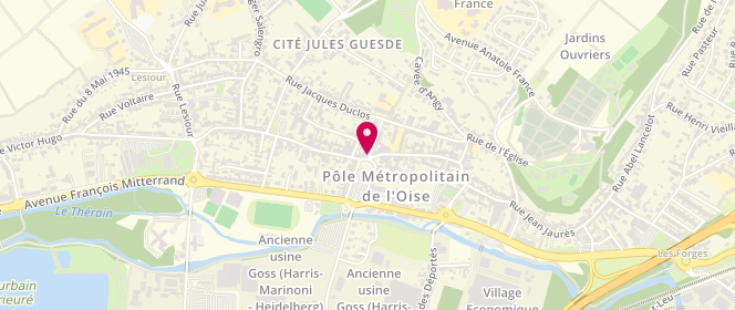 Plan de Boulangerie HEMI Bilel, 63 Rue de la République, 60160 Montataire
