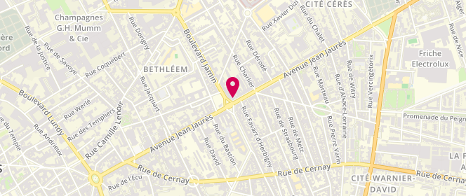 Plan de Boite à Pain du Trio, 115 avenue Jean Jaurès, 51100 Reims