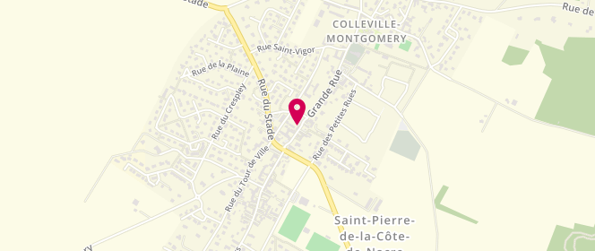 Plan de Aux Délices de Colleville, 44 Grande Rue, 14880 Colleville-Montgomery