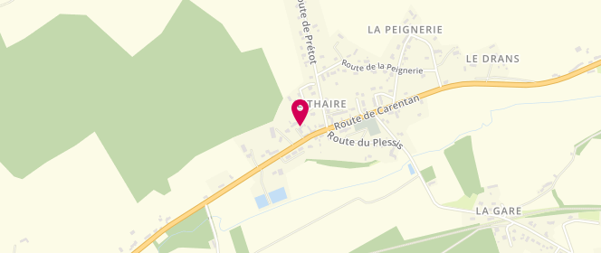 Plan de Boulangerie Pâtisserie rouxel, 10 Route de la Haye du Puits
10 Route de l'Haye du Puits, 50250 Montsenelle