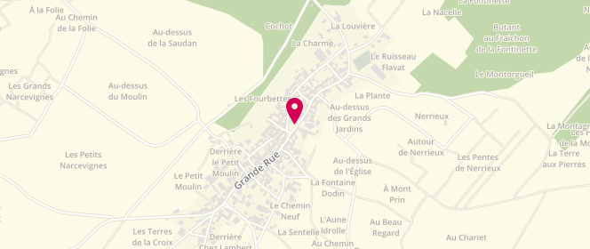 Plan de Boulangerie DAUBERCY Olivier, 1 Rue Haute de Pevy, 51140 Prouilly