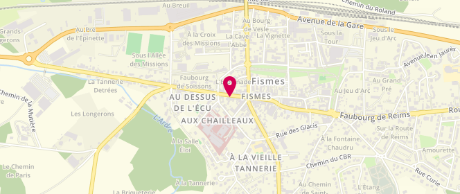 Plan de Aux Arômes d'Antan, 11 Rue d'Ardre, 51170 Fismes