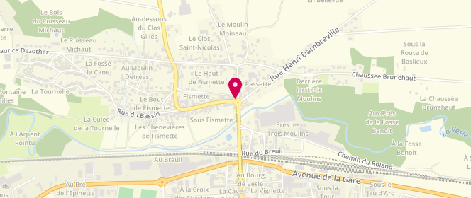 Plan de Boulangerie Lejeune, 2 Rue Charles Ledru, 51170 Fismes