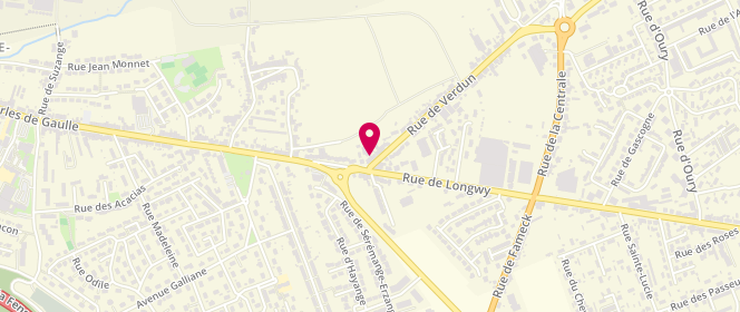 Plan de Boulangerie Njgm, 108 Rue de Verdun, 57190 Florange