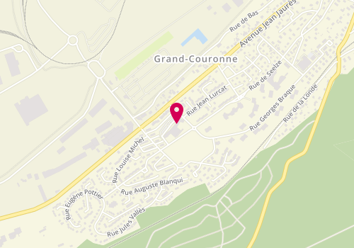 Plan de Le Fournil des Bouttières, Centre Commercial 
Rue des Bouttières, 76530 Grand-Couronne