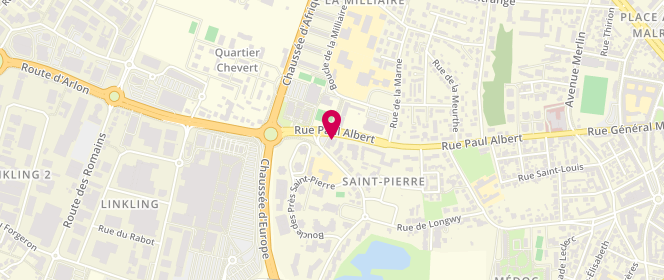 Plan de Boulangerie Paul, 89 Rue de Longwy, 57100 Thionville