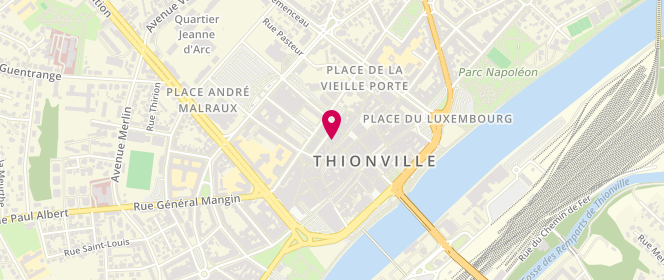Plan de Au Levain, 14 Rue de l'Ancien Hôpital, 57100 Thionville