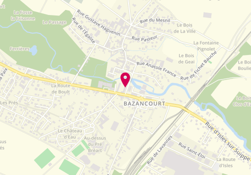 Plan de SAS Fourcart, 1 Rue de la République, 51110 Bazancourt