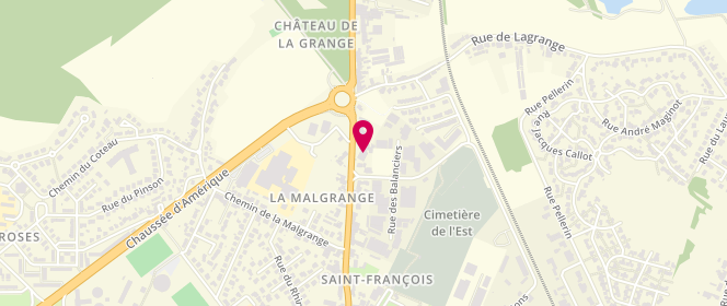 Plan de Les Chouquettes, 63 avenue Comte de Bertier, 57100 Thionville